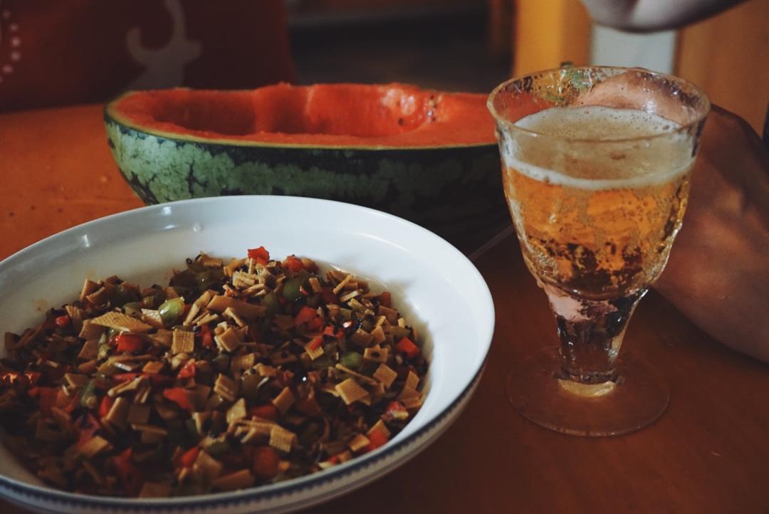 酸辣豆腐皮【减脂·下酒菜】