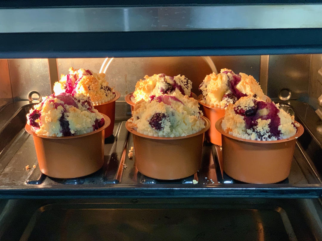 会爆浆的蓝莓玛芬蛋糕