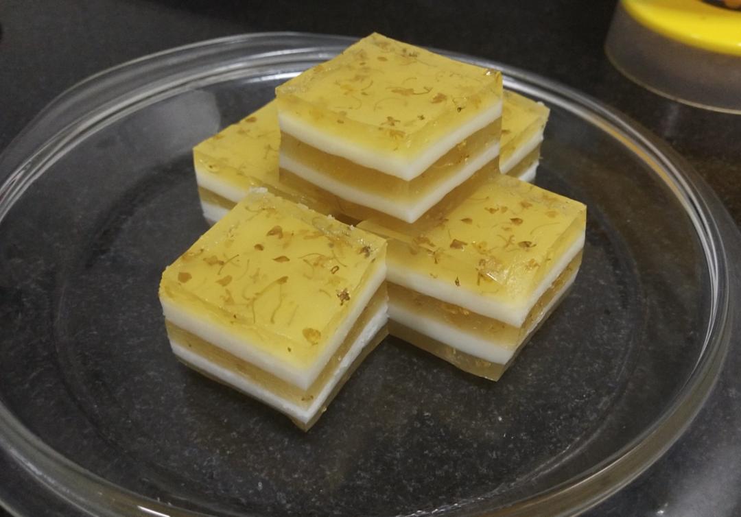 桂花千层马蹄糕