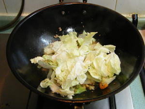 白菜肉末粉丝煲的做法 步骤6