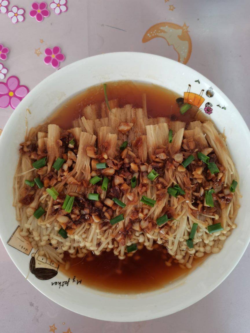 金针菇最好吃的做法❗️蒜蓉金针菇