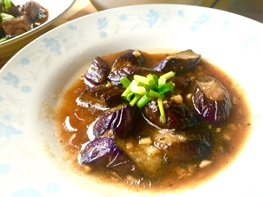 红烧肉沫茄子