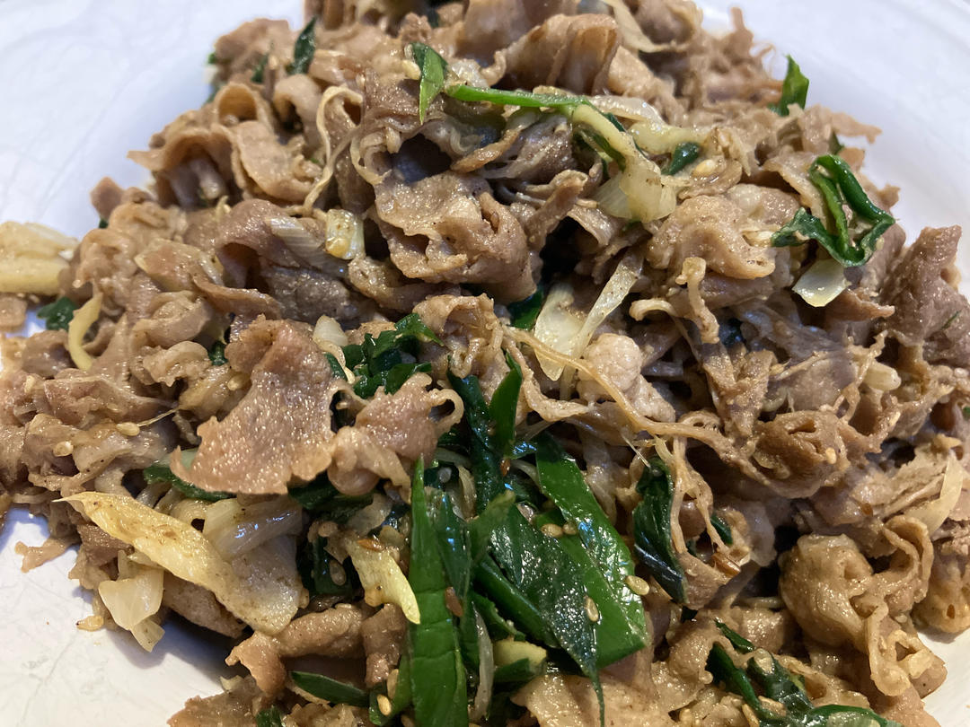 葱爆孜然羊肉