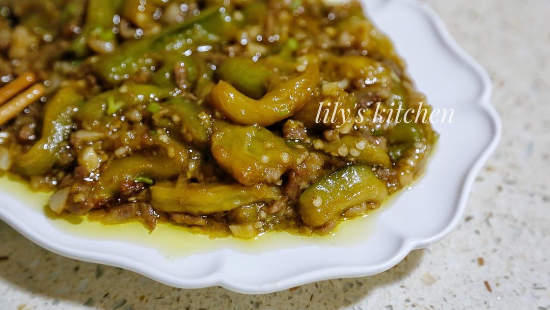小美 肉沫茄子的做法