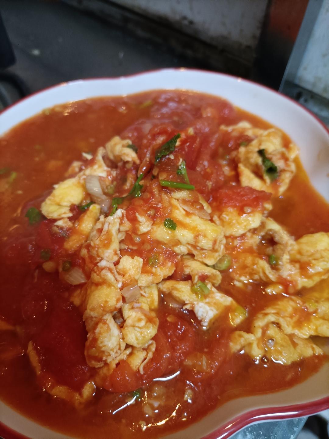 ㊙️一人食|饭店风味番茄炒蛋做法揭秘