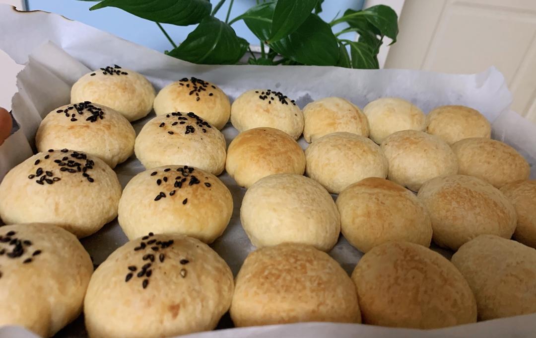 酥皮绿豆饼   酥得掉渣渣