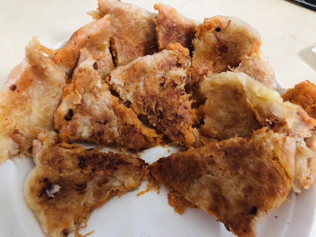 奶香芝士紫薯饼