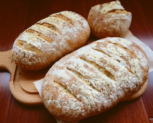 亚麻籽面包（免揉欧式面包）