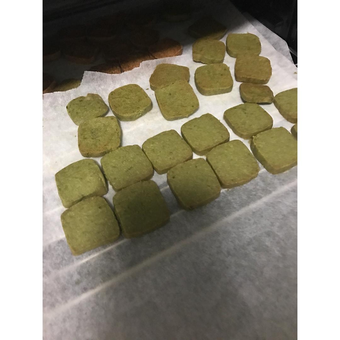 抹茶杏仁曲奇（超快手）