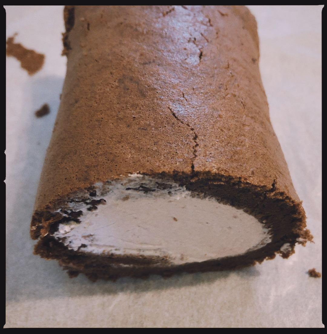 巧克力爱好者不可错过的超浓郁烫面可可卷（附超详细卷蛋糕卷步骤及视频）