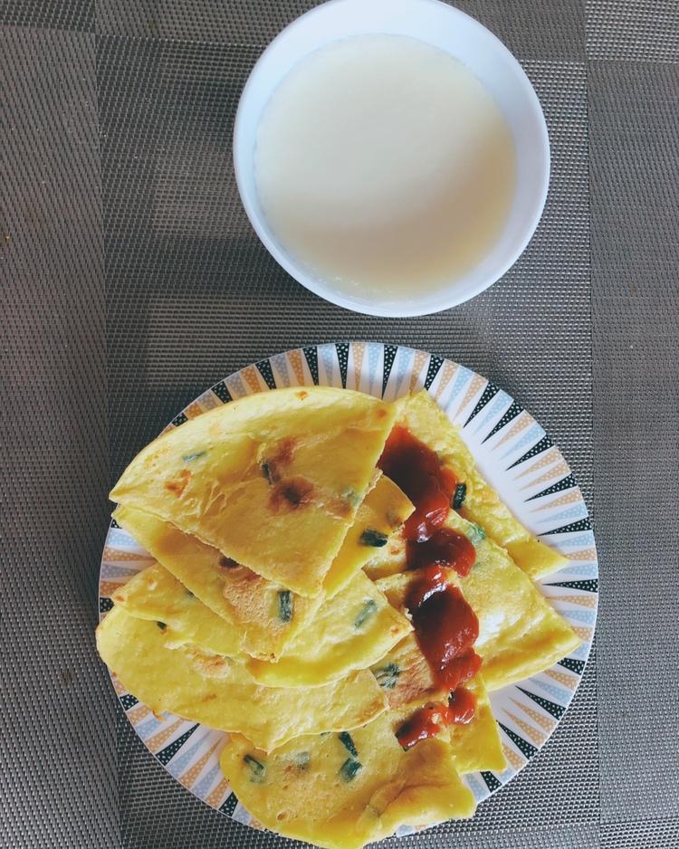 鸡蛋葱花饼