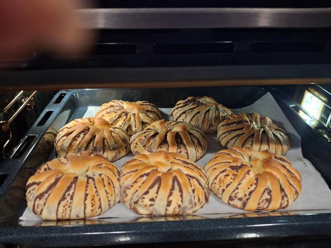 红豆沙面包卷