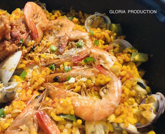 简易版|西班牙海鲜饭|的做法