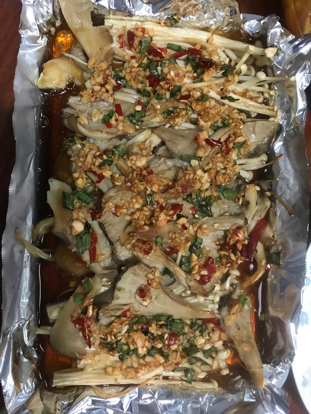 蒜蓉烤金针菇（烤箱版）