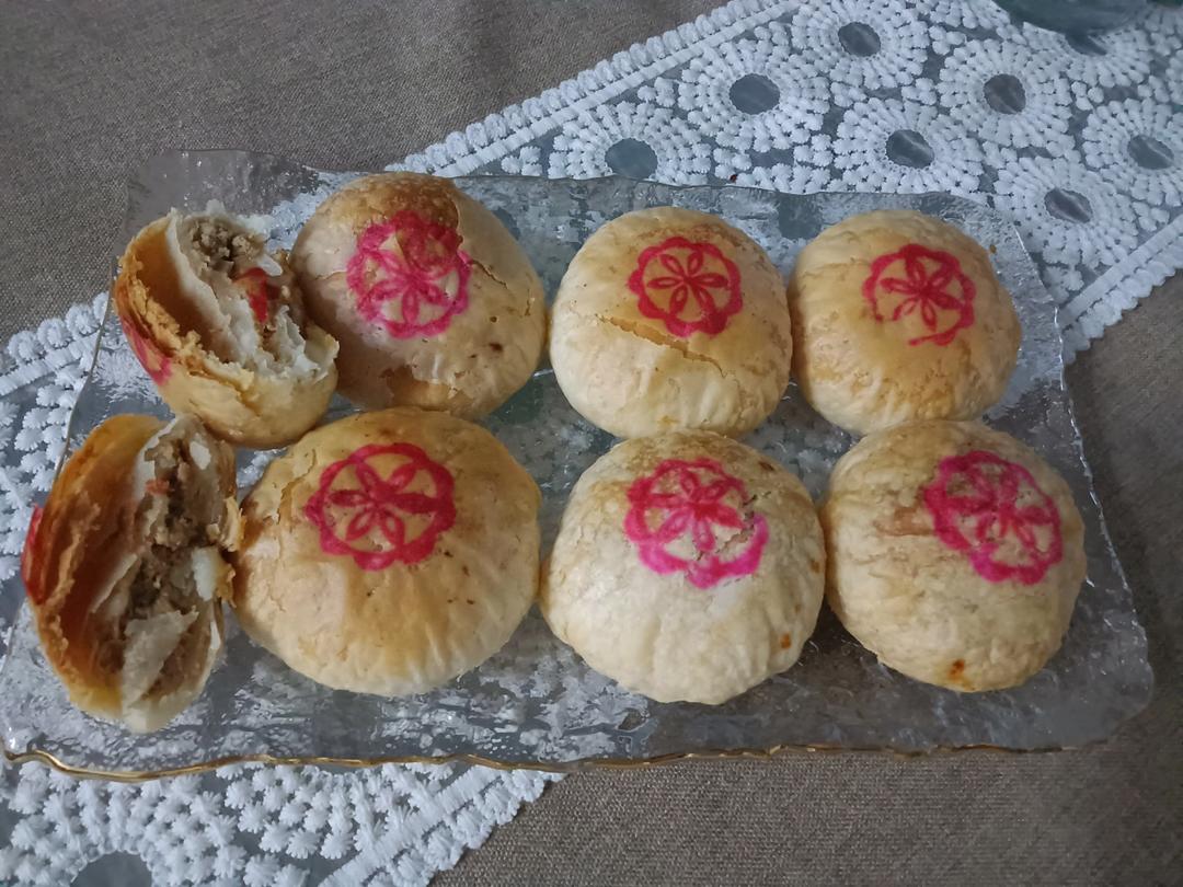 鲜肉榨菜•月饼（纯记馅）