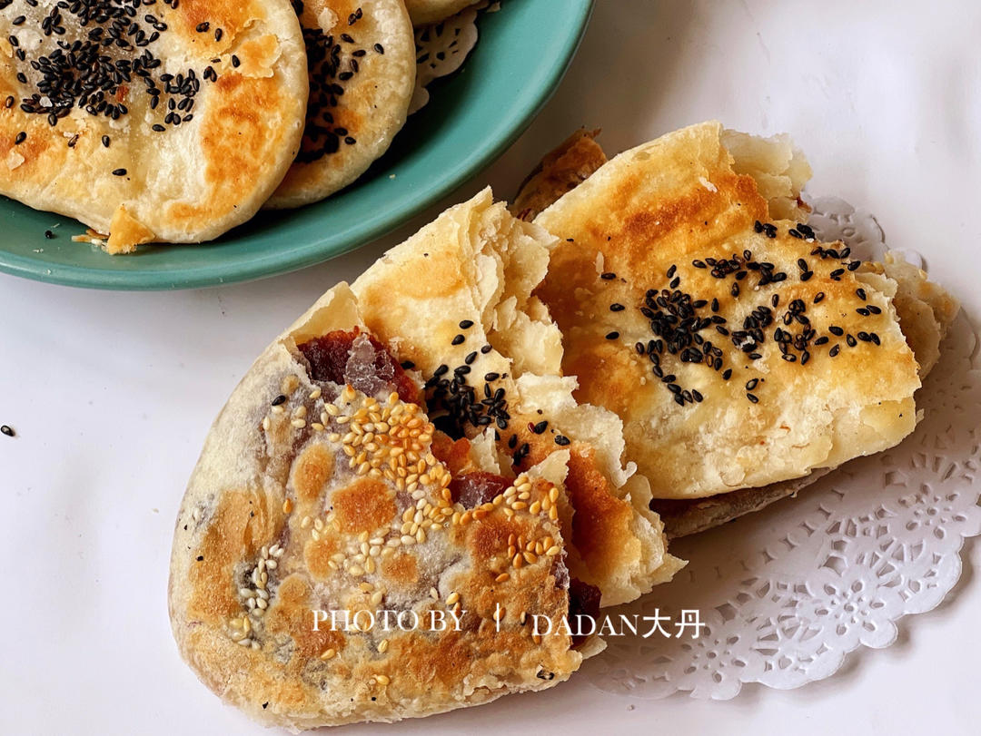 吃不够的糖酥饼 娃的最爱 家常红糖酥饼 酥到直掉渣 附细节视频详解