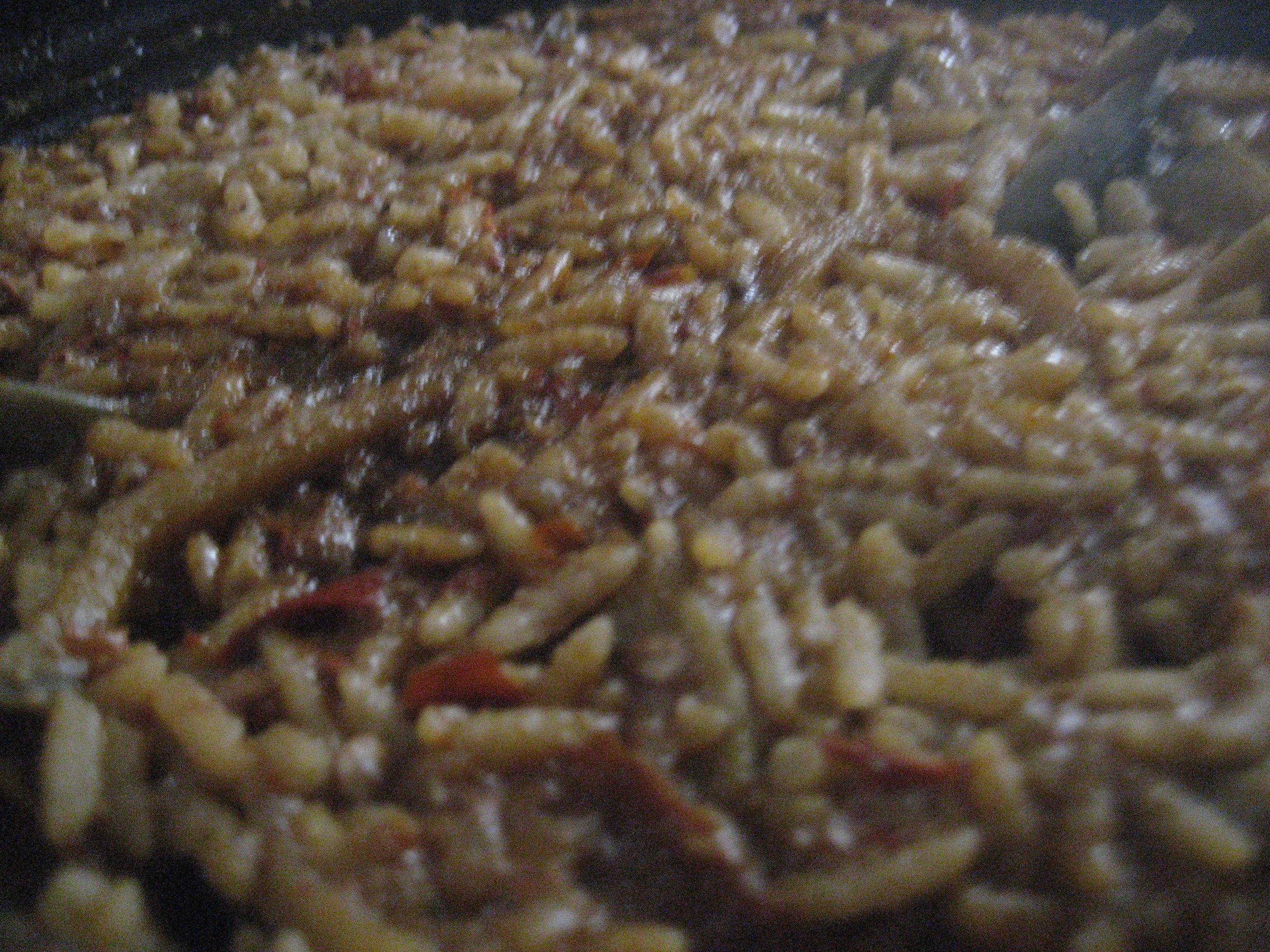 酸木瓜萝卜干豆瓣炒米粥的做法