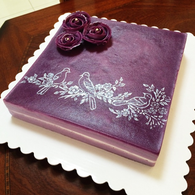 紫薯慕斯（意式蛋白霜版）