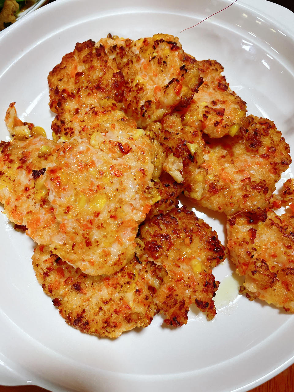 家常菜香煎虾饼