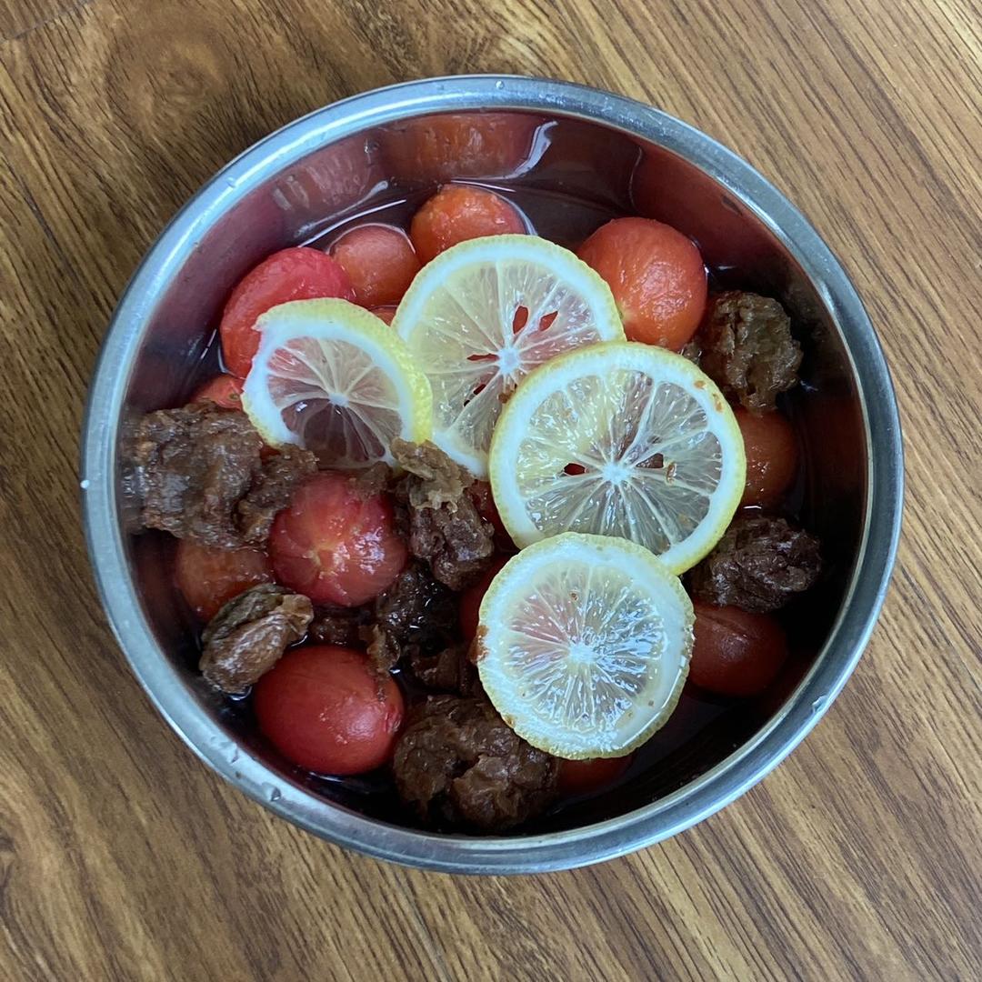 话梅汁渍圣女果-我的年夜饭之一