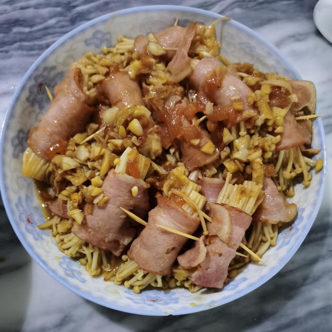金针菇培根卷