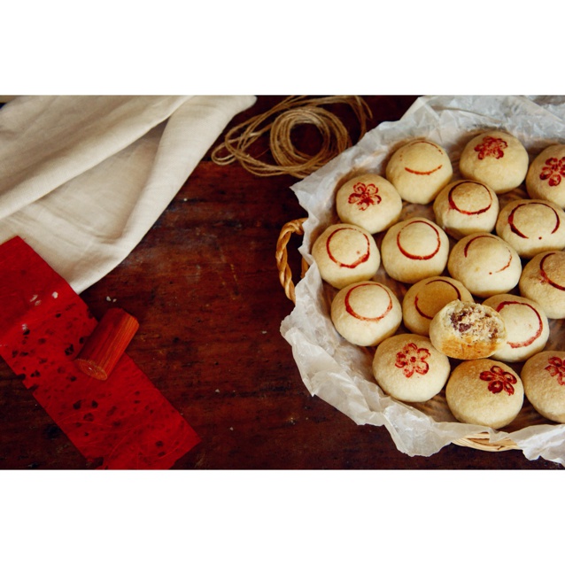 滇式玫瑰云腿月饼