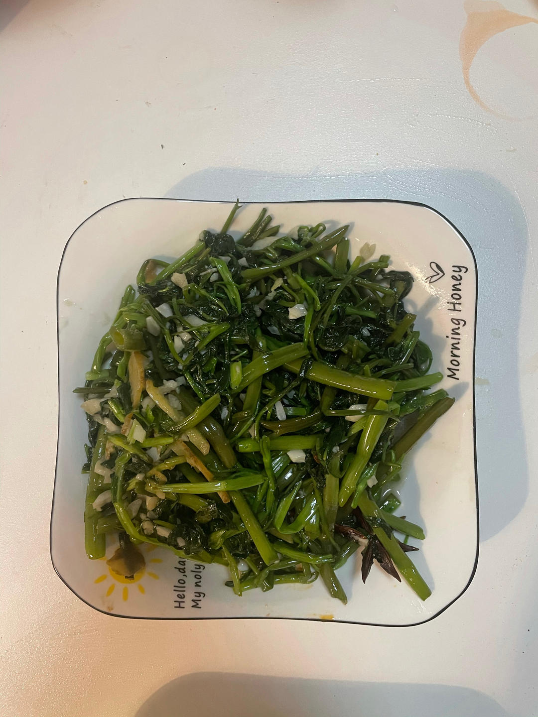 超简单的家常蒜泥空心菜