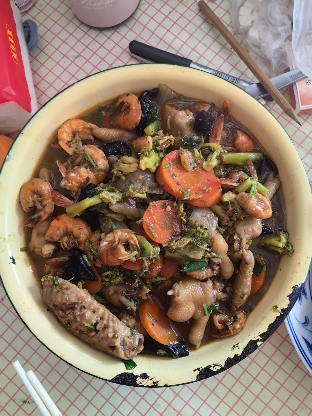 浓香鸡翅煲