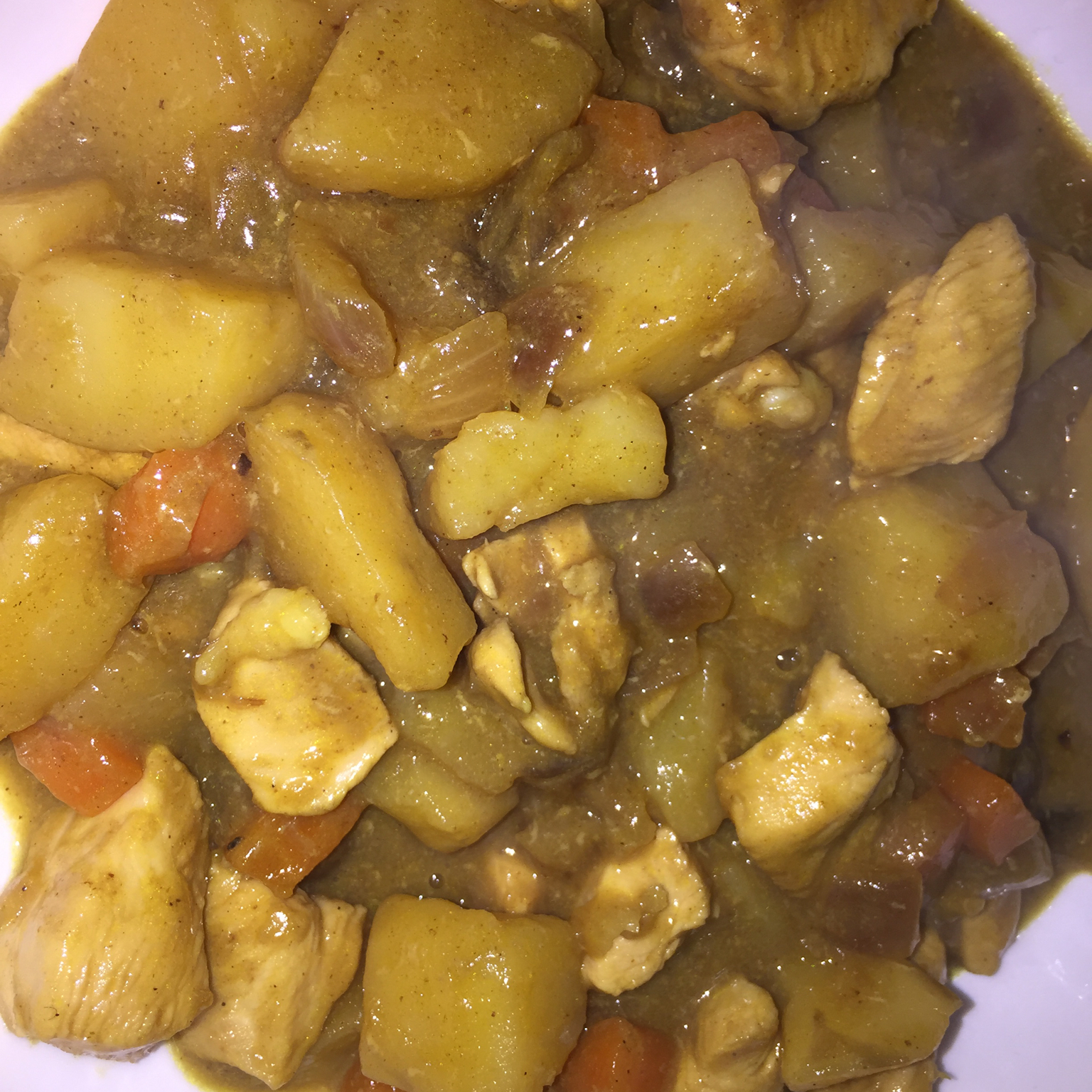 咖喱土豆鸡肉