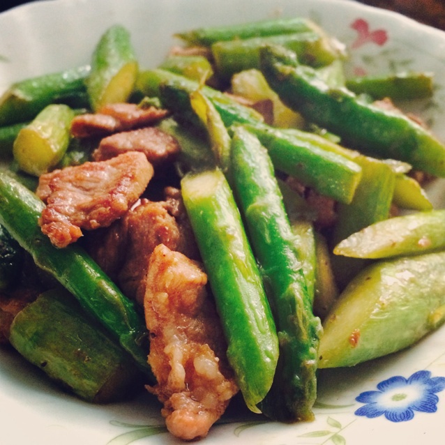 芦笋炒肉