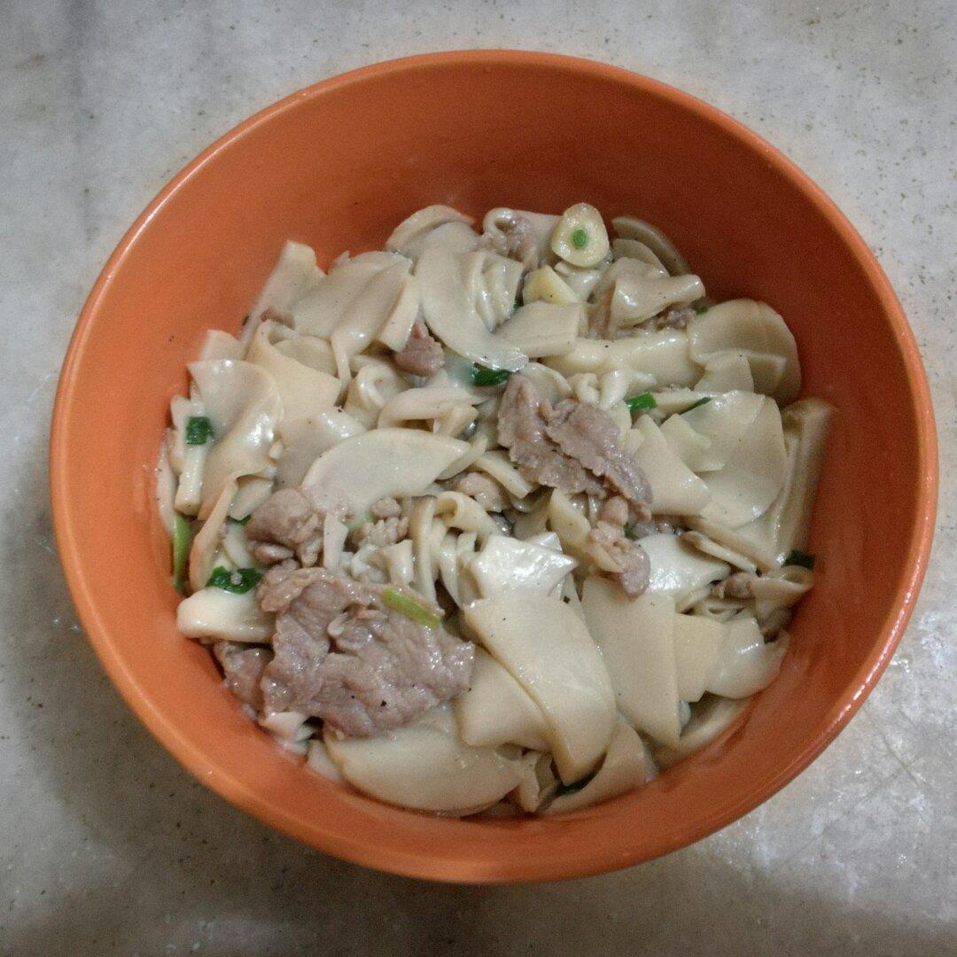 杏鲍菇炒肉片