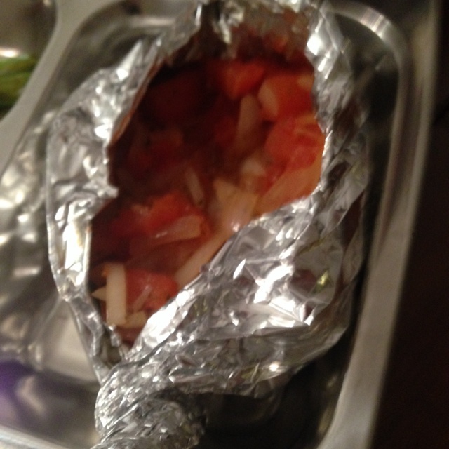 锡纸烤三文鱼  （Salmon Baked in Foil）