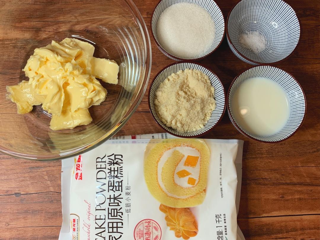 纯奶手撕吐司的做法 步骤1