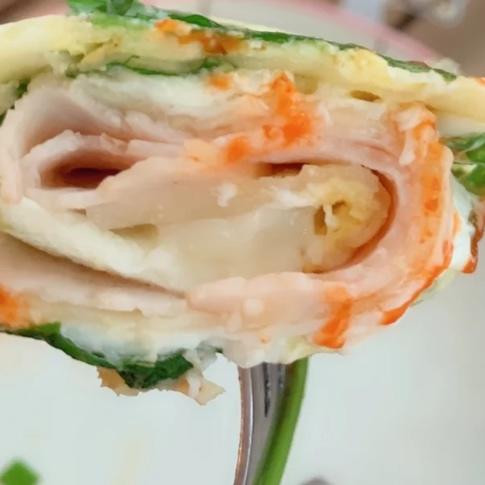 原创全麦美式松饼-火腿玉子烧厚蛋烧/“章鱼”小丸子日式松饼