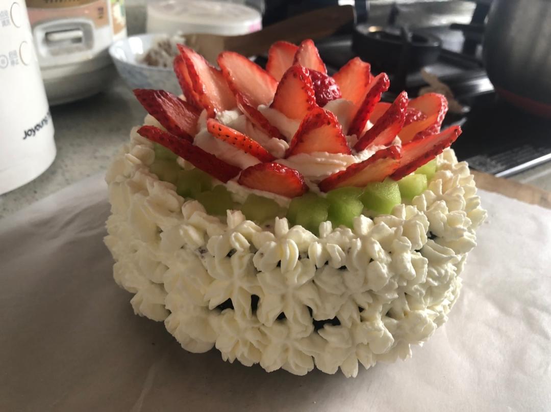 烤箱做蛋糕（戚风蛋糕的做法）