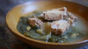 海带绿豆排骨汤【宝宝辅食】的做法 步骤6
