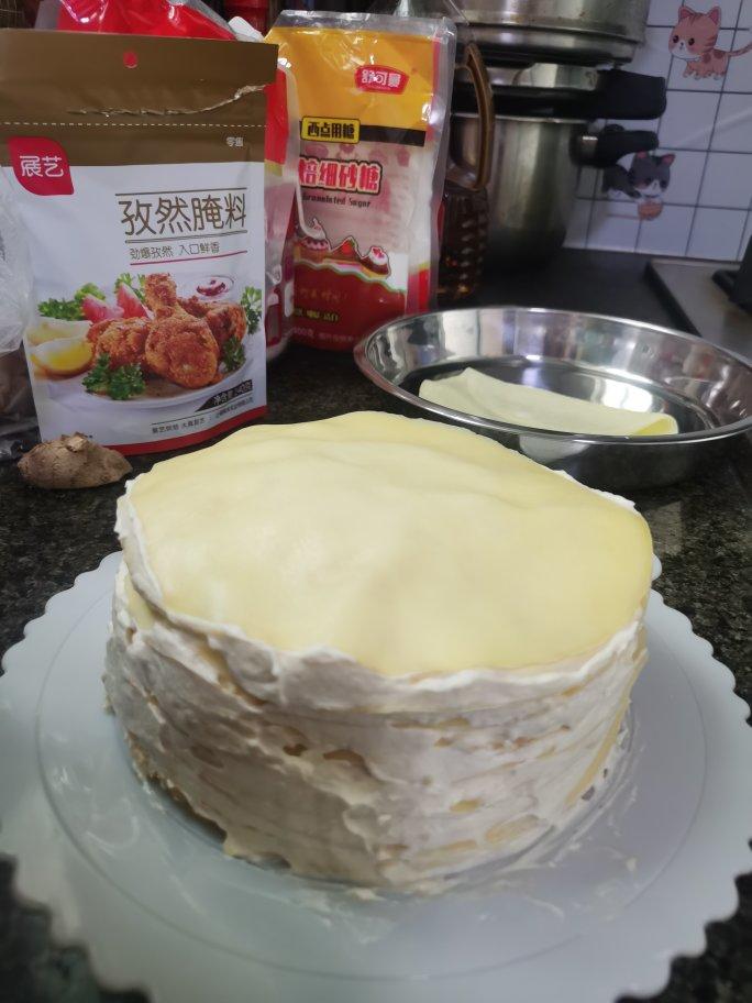 榴莲千层（超软糯蛋皮配方٩( ᐛ )و
