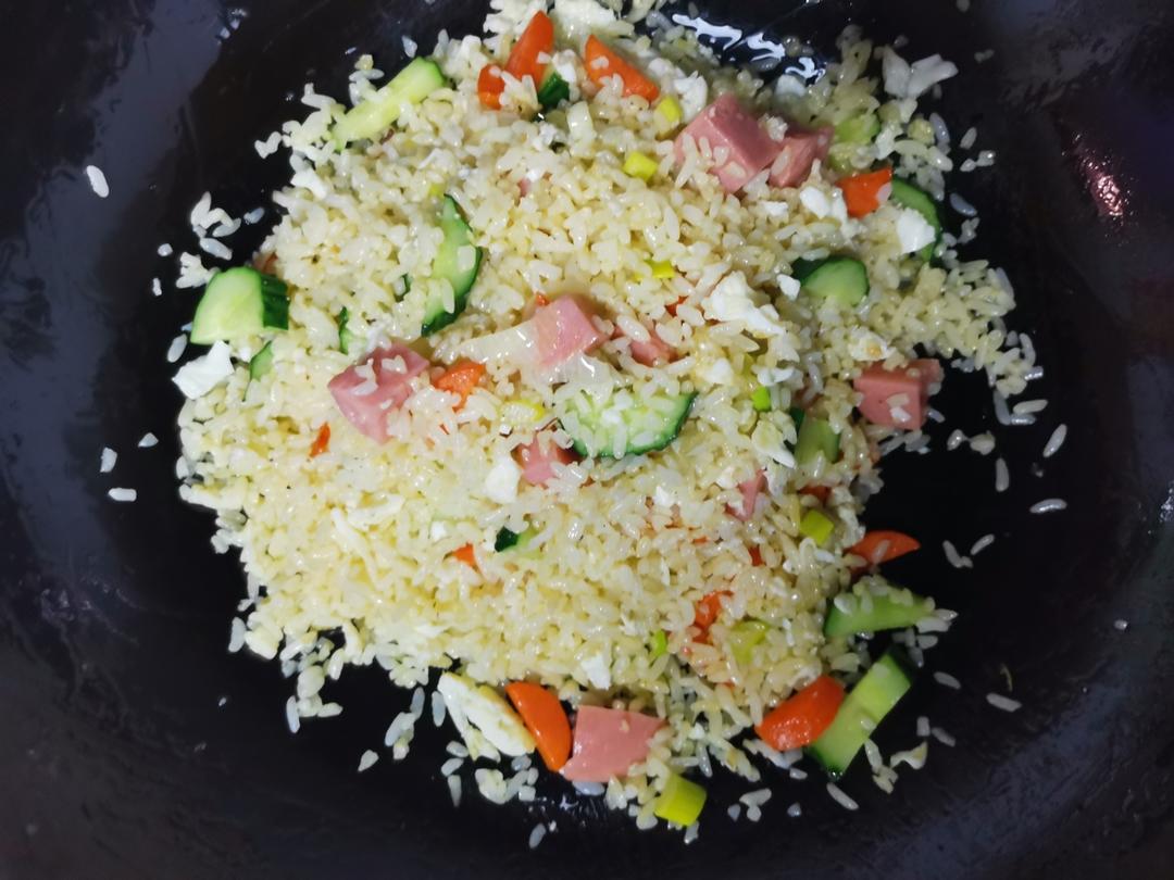 炒米饭蛋炒饭二十分钟快手家常