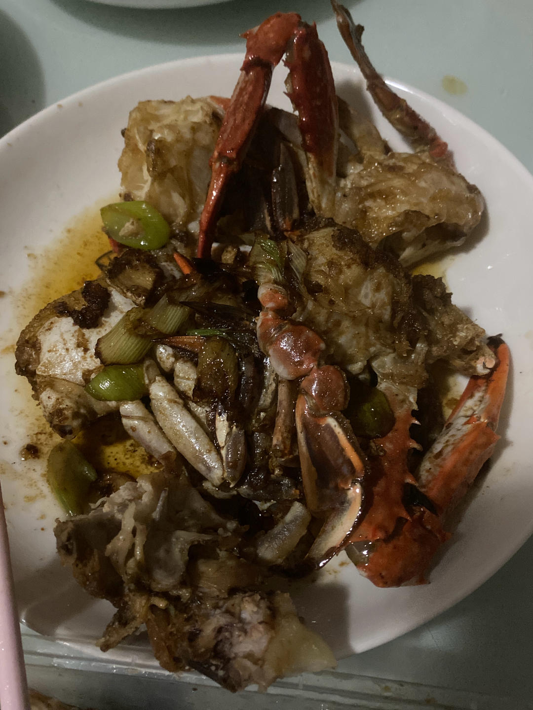 葱姜炒梭子蟹（very easy）