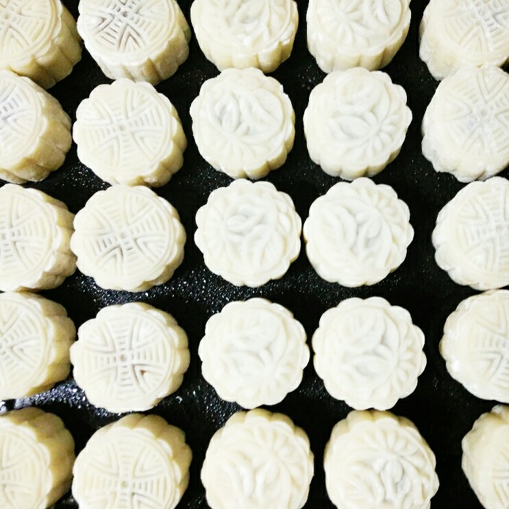 榴莲芝士冰皮月饼