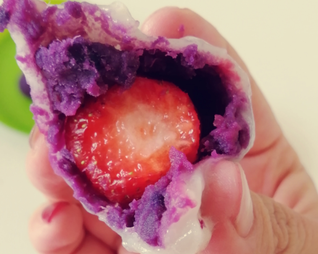 紫薯草莓大福🍓