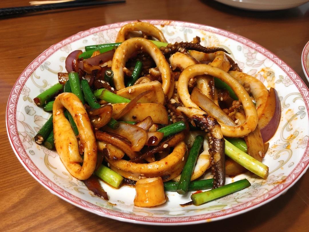 香辣鱿鱼
