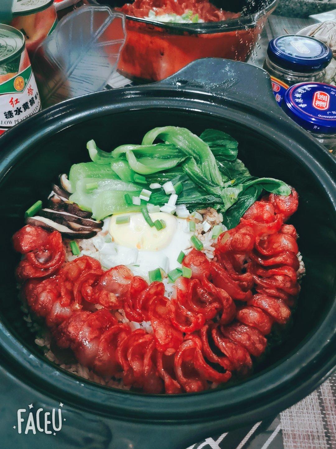 香肠煲仔饭