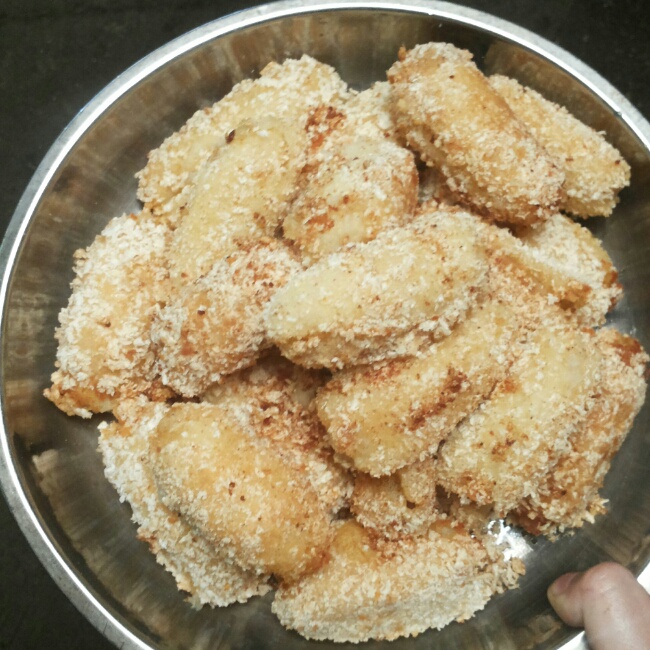 土豆泥鲜虾球