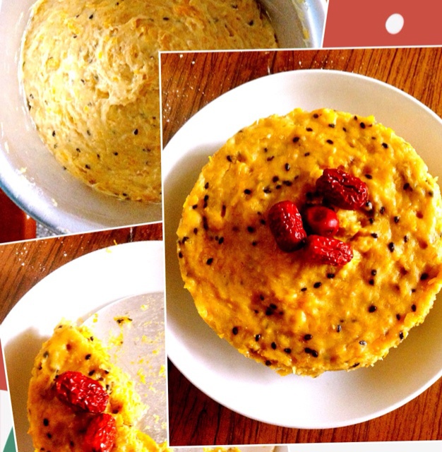 全麦南瓜糕 (Wholewheat Pumpkin Cake）