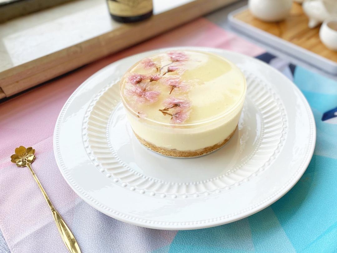 【樱花镜面蛋糕×樱花泡芙】