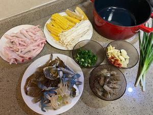 肉蟹煲 能干两碗饭的做法 步骤1
