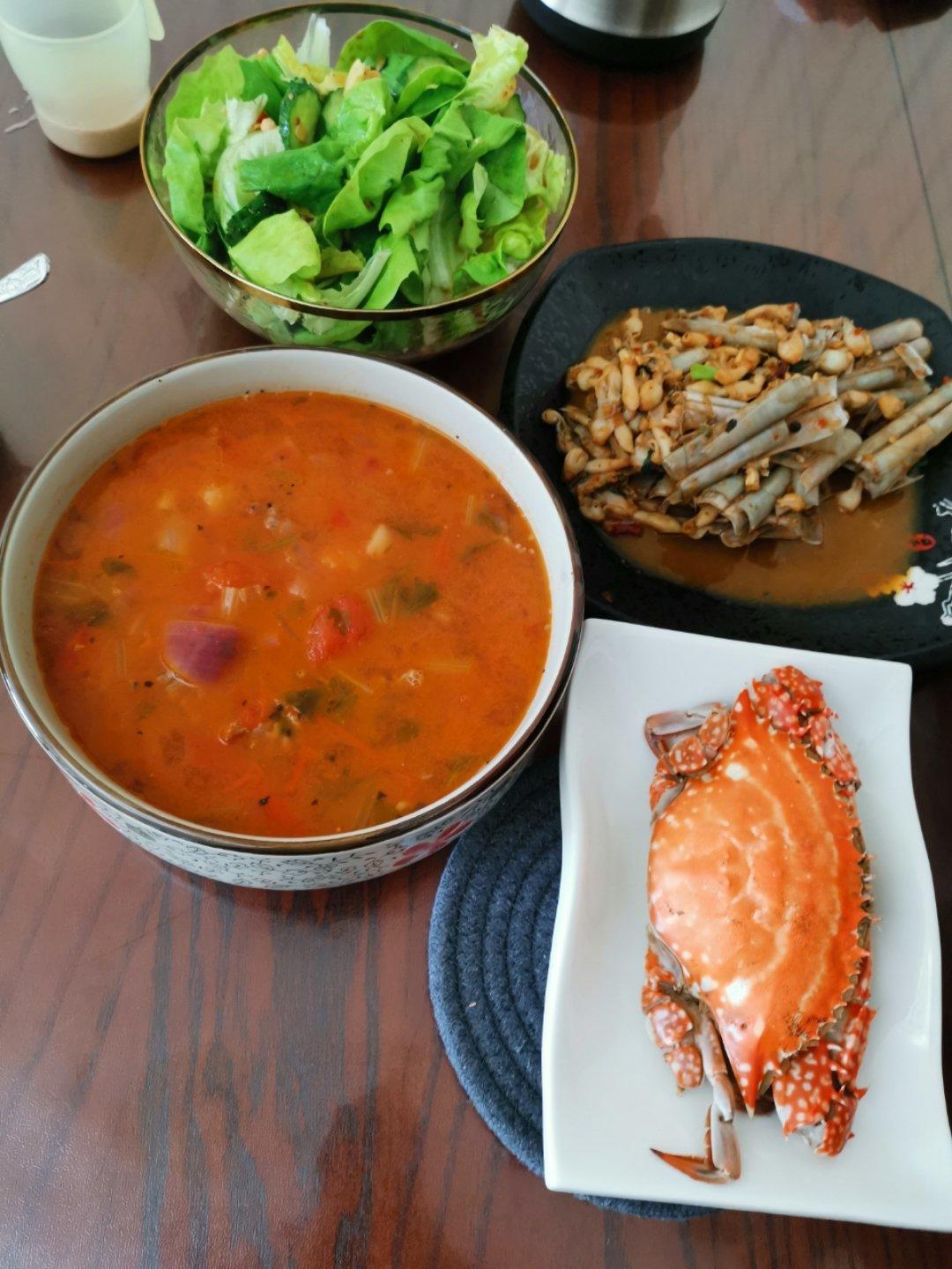 番茄牛肉片汤