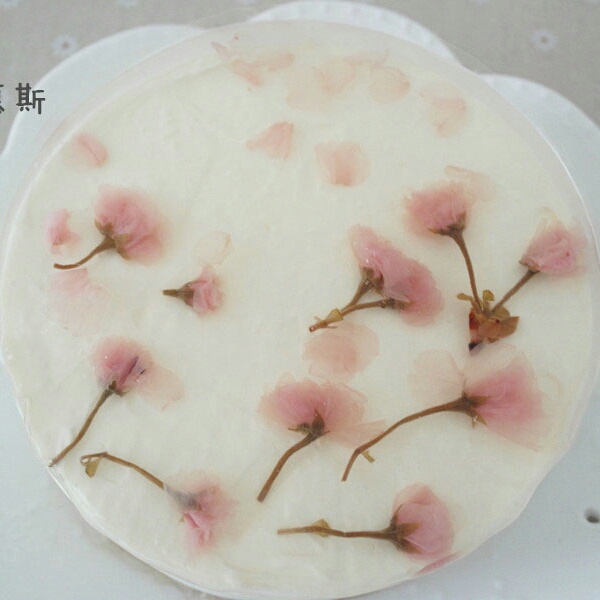 樱花渐变慕斯蛋糕（6寸）