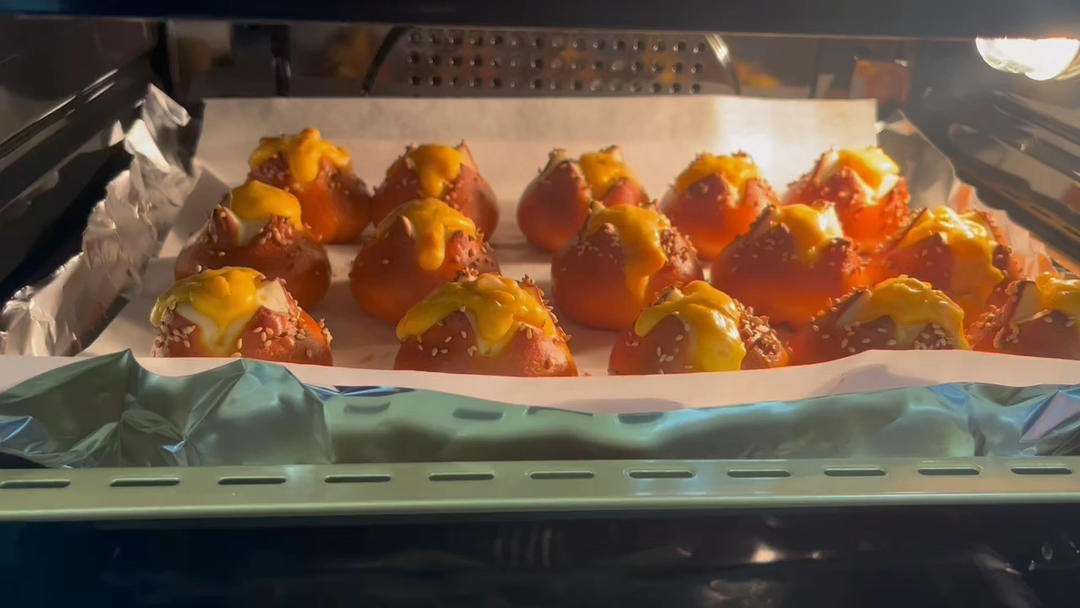 德式碱水面包｜爆浆芝士牛肉丸｜超快手｜0糖低卡｜免冷冻｜免发酵｜免手套膜